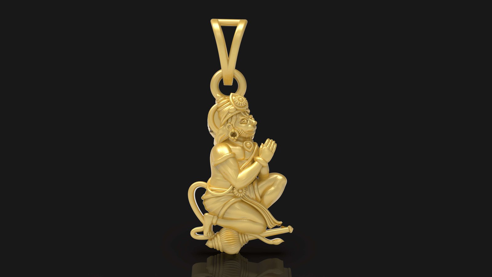 Bajrangbali Pendant - 0044
