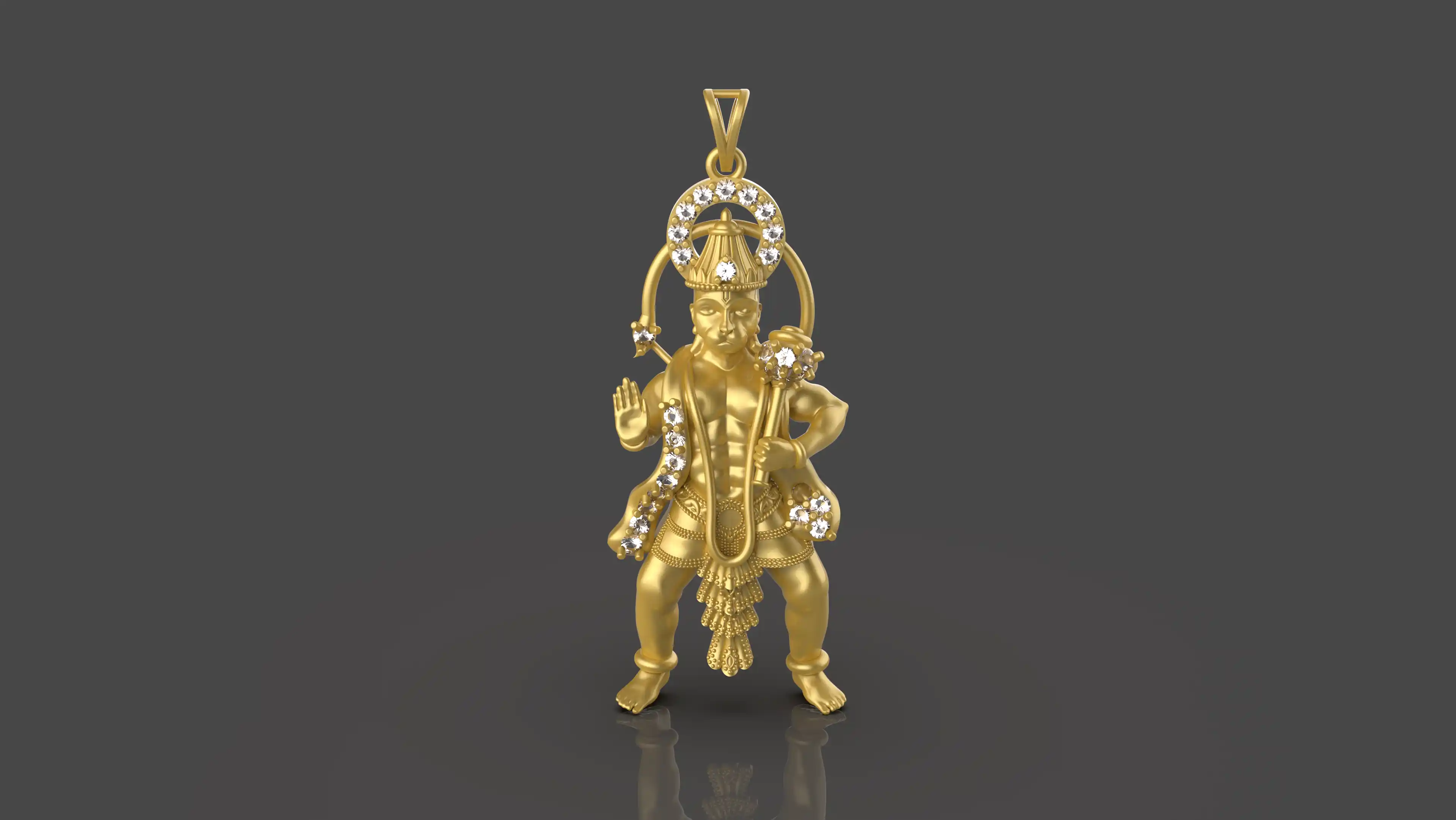 Bajrangbali Pendant - 0073