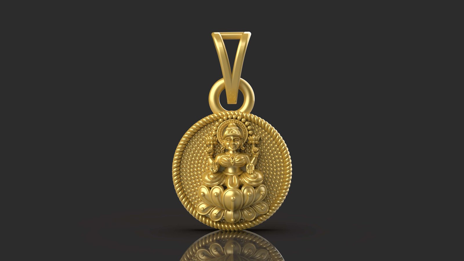 Gini Lakshmi Pendant - 0059