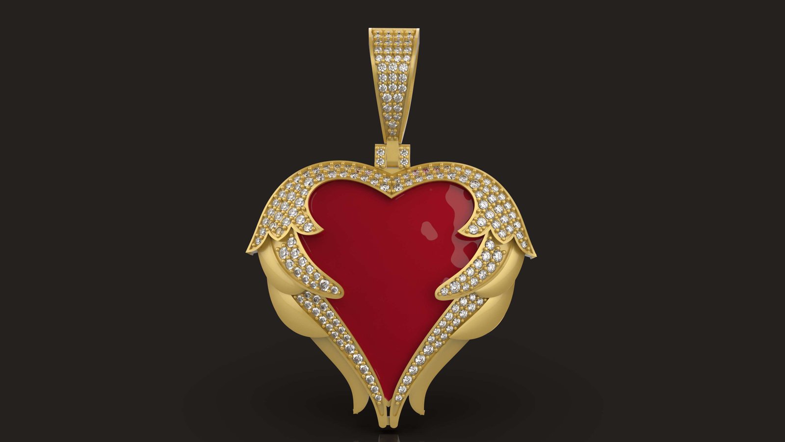 Heart Shaped Pendant - 0063