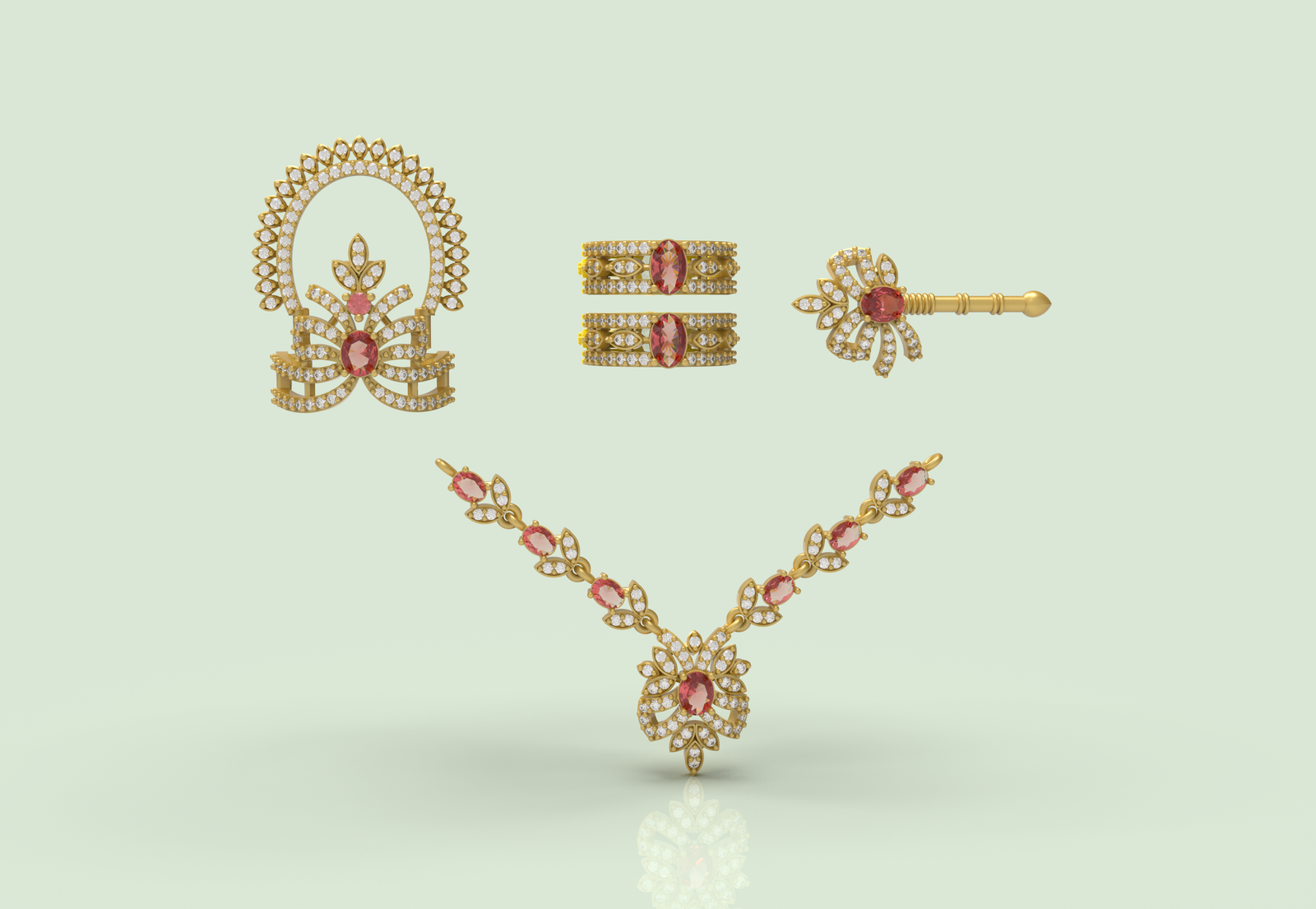 Krishna Shringar Combo Set - 02