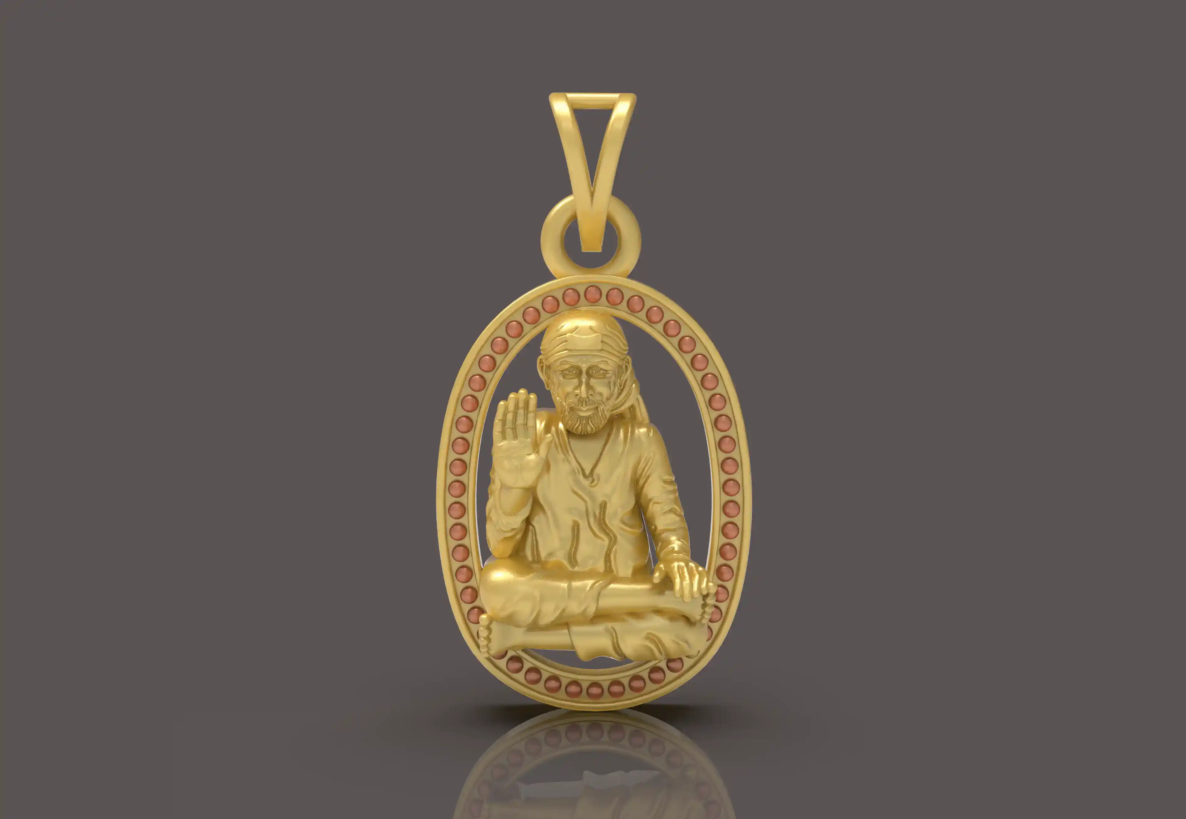 Saibaba Pendant - 0093