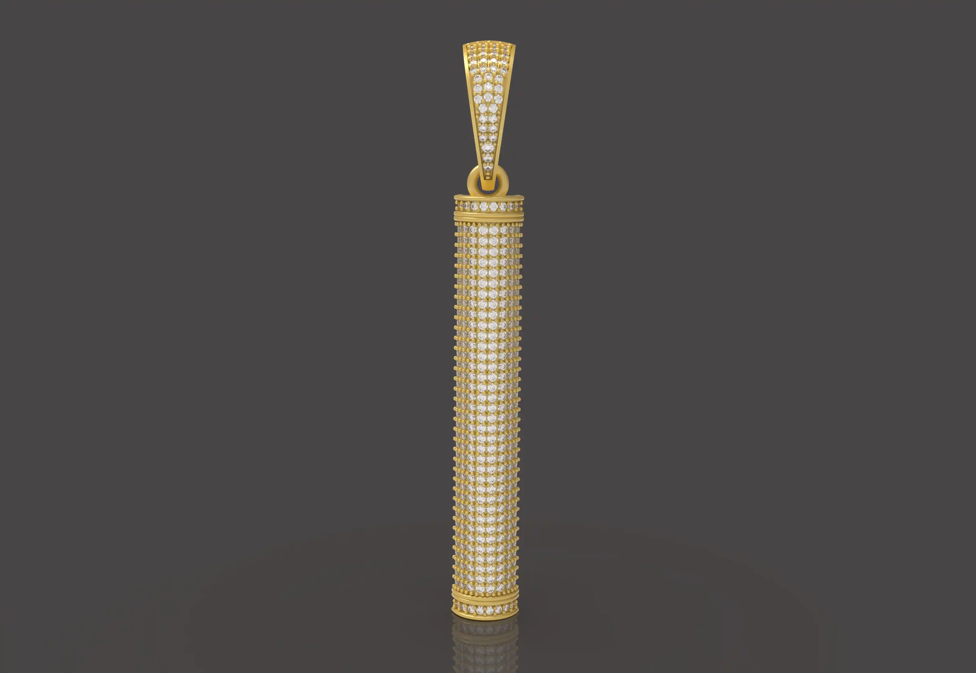 Simple Diamond Pendant - 0079