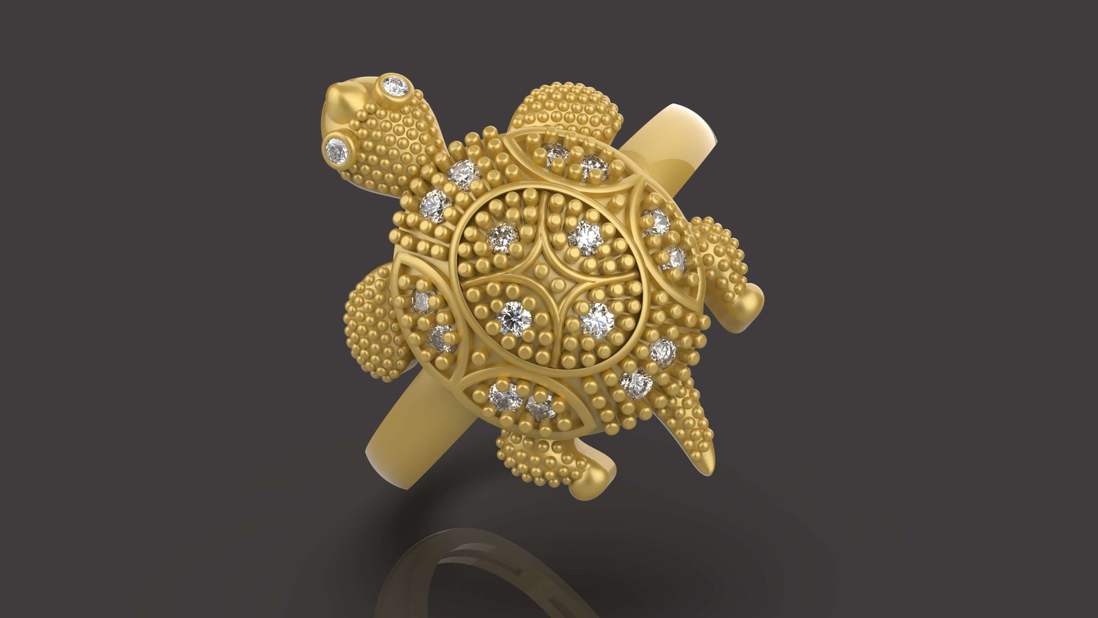 Simple Tortoise Ring - 06