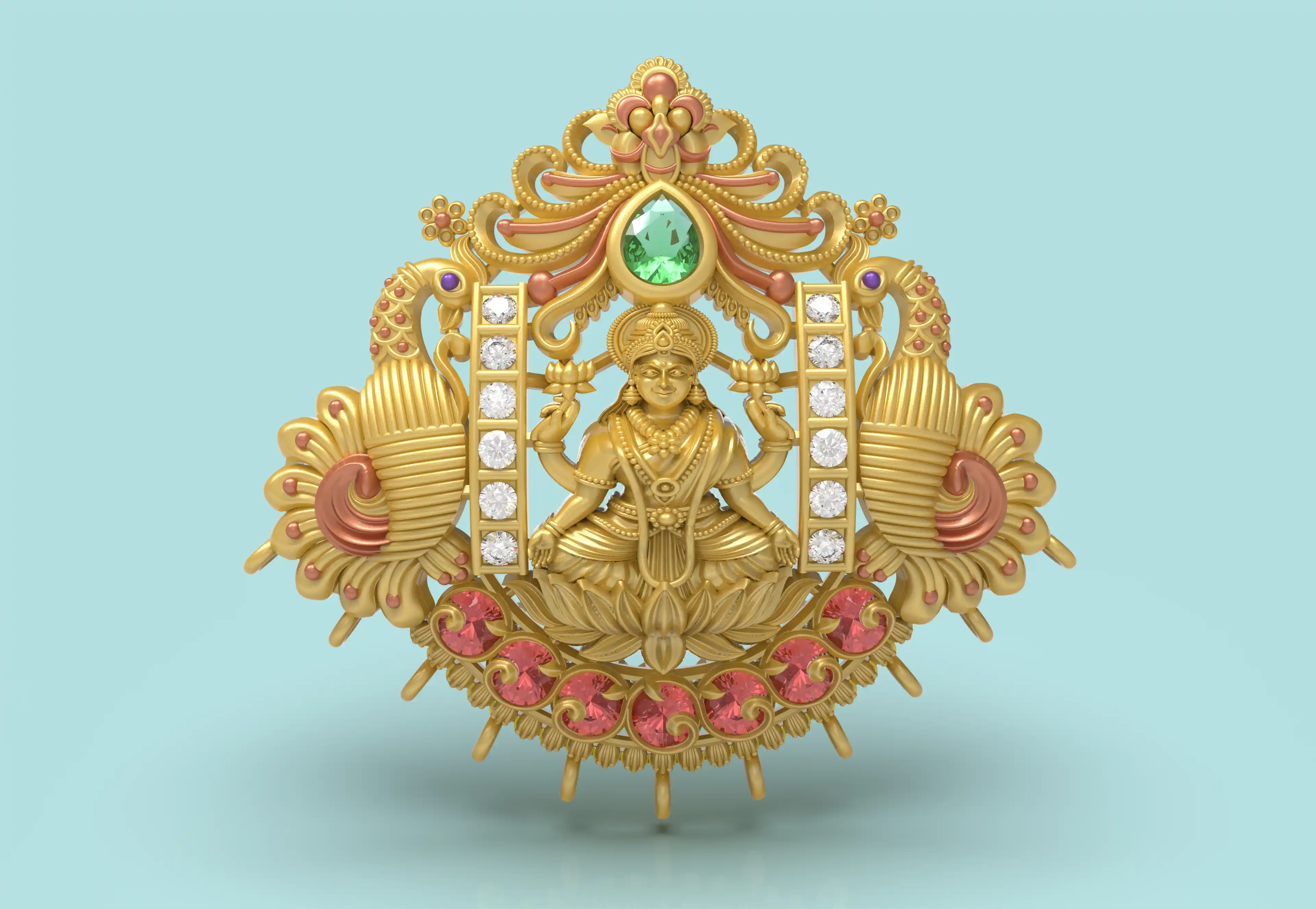 Temple Pendant - 0110
